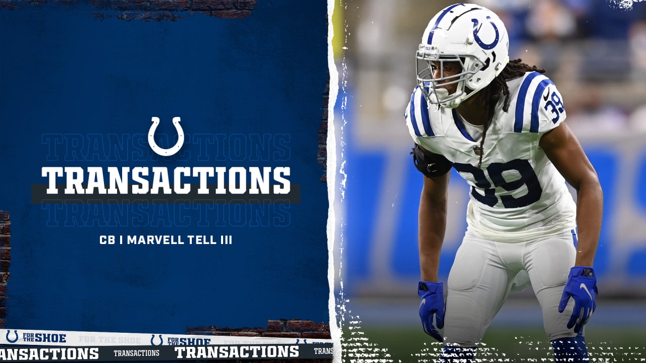 Report: Colts Re-sign CB Marvell Tell III - Stampede Blue