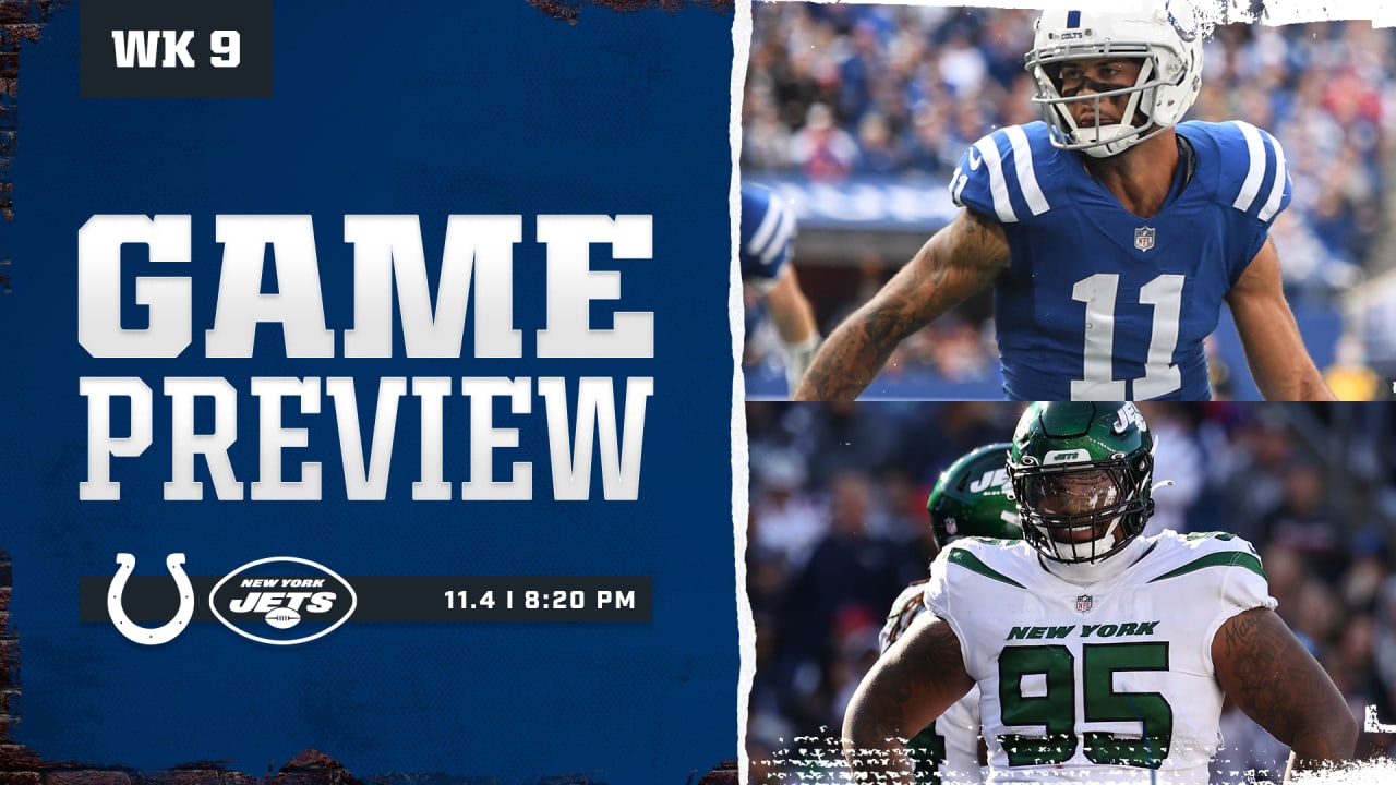 New York Jets host the Indianapolis Colts tonight on Monday Night