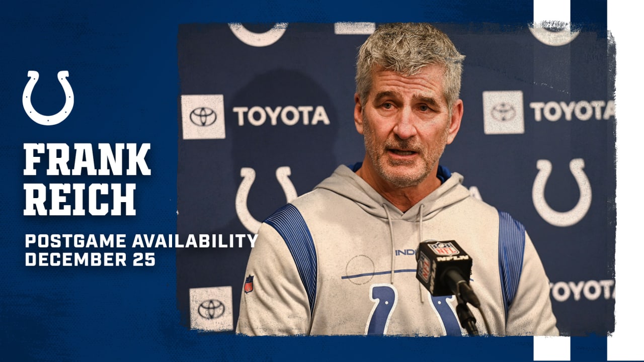 Indianapolis Colts head coach Frank Reich talks to reporters at the news  conference after an NFL football game against the Pittsburgh Steelers,  Sunday, Nov. 3, 2019, in Pittsburgh. (AP Photo/Don Wright Stock