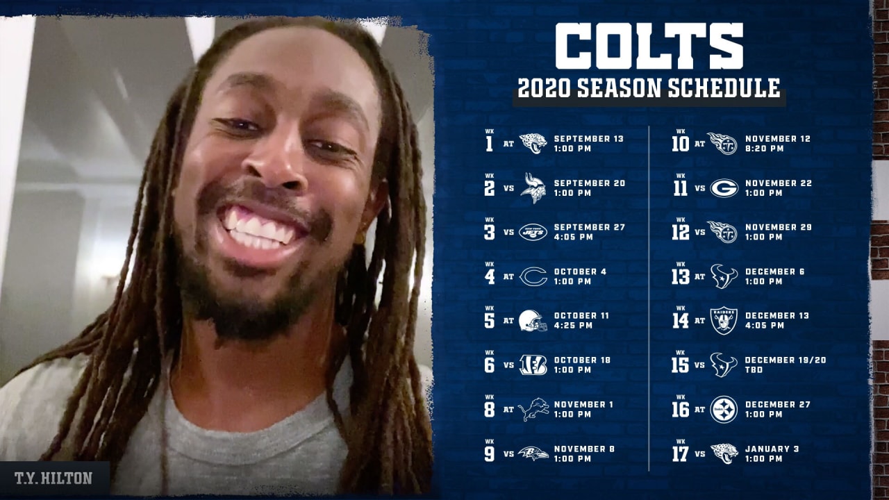 2020 Colts schedule: Indianapolis has just one primetime game