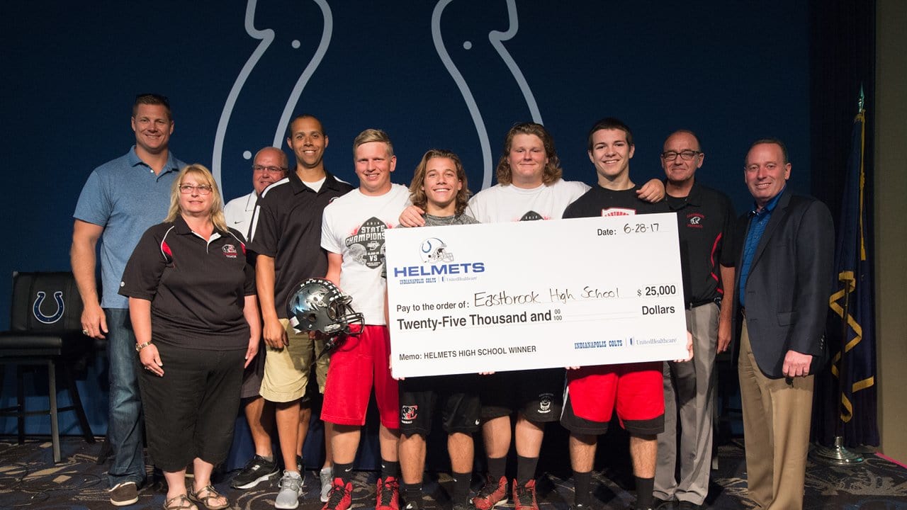 Colts, UnitedHealthcare, Xenith donate helmets