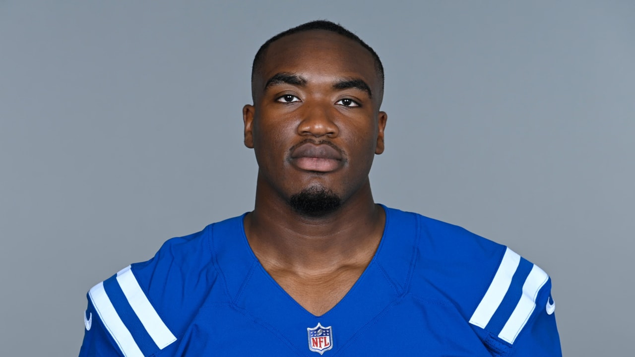 Indianapolis Colts defensive end Adetomiwa Adebawore (95) in