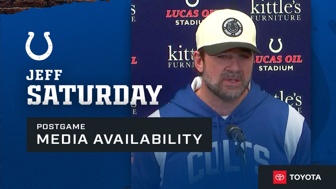 Colts vs. Raiders: Interim Jeff Saturday sticks it to skeptics