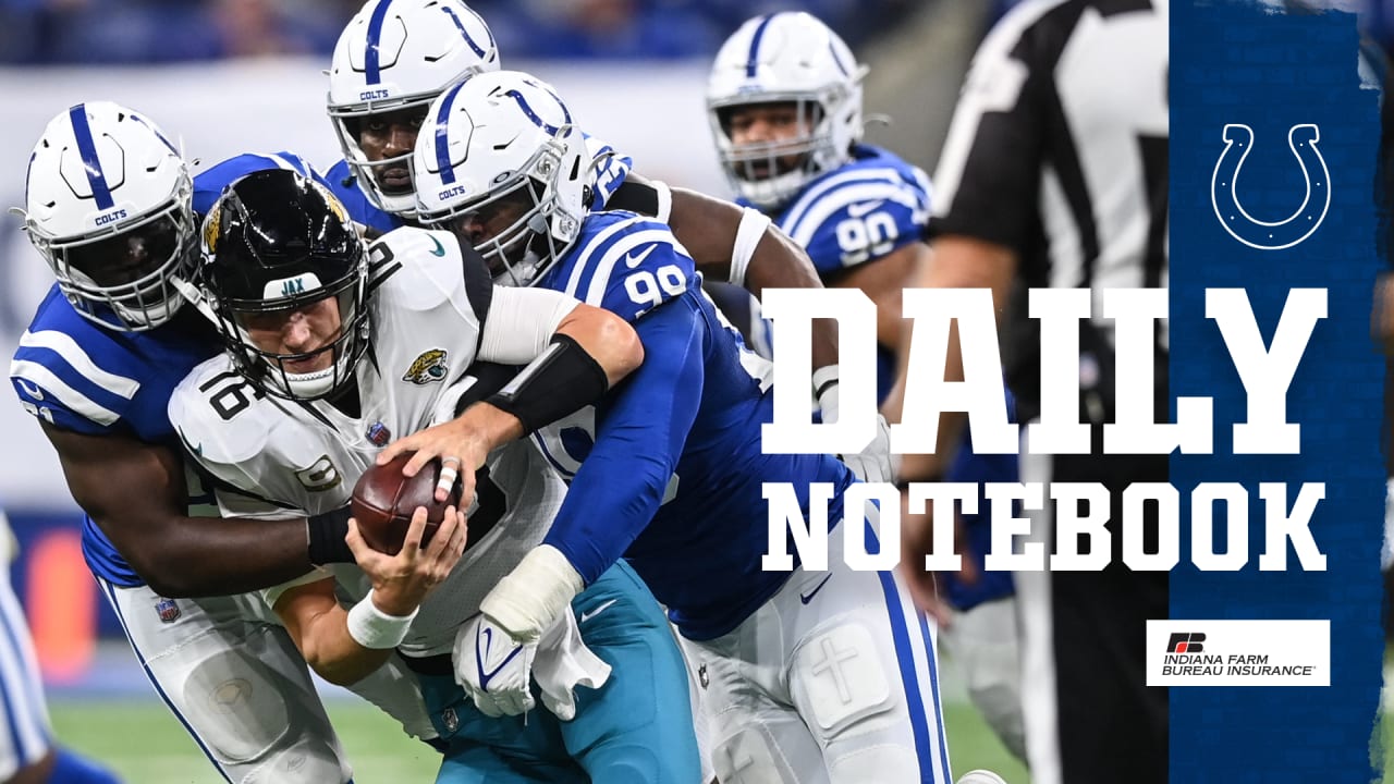 Daily Notebook: Colts Expecting Jaguars' Best Effort In Week 18