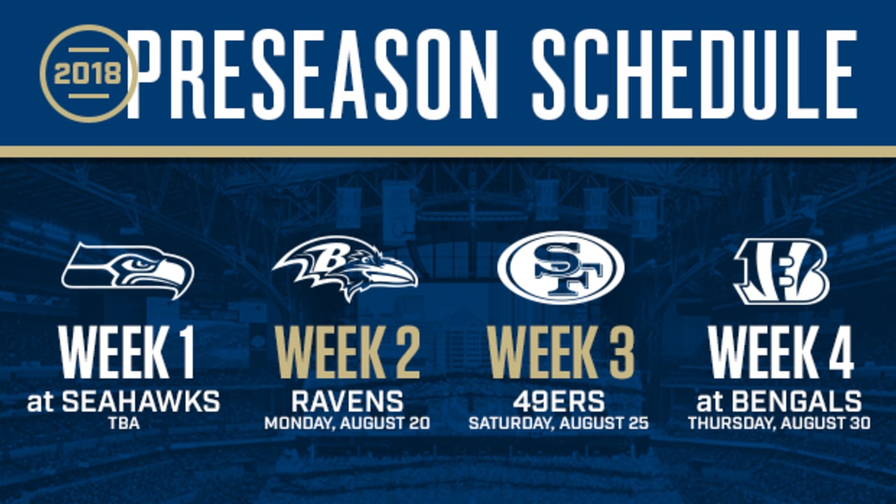 Eagles 2018 Preseason Schedule Announced