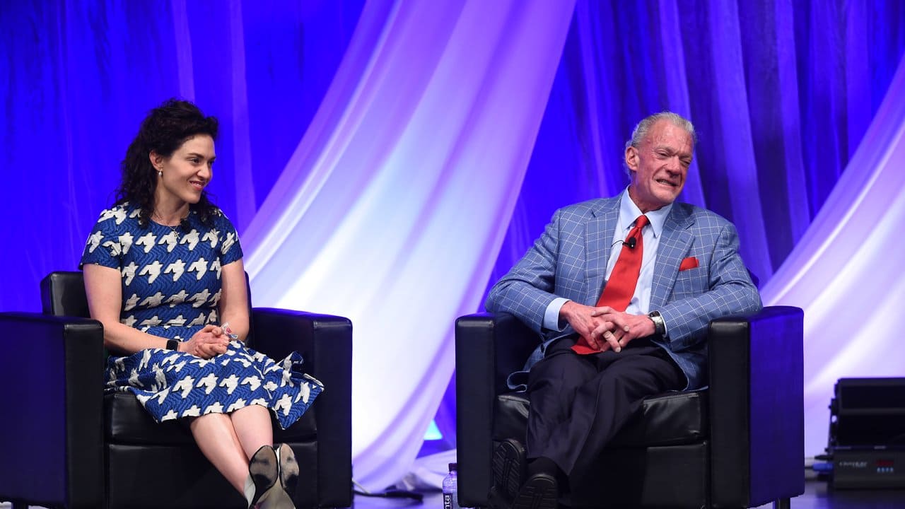 Carlie Irsay-Gordon Observes Colts Win on Sidelines, image size:1280x720
