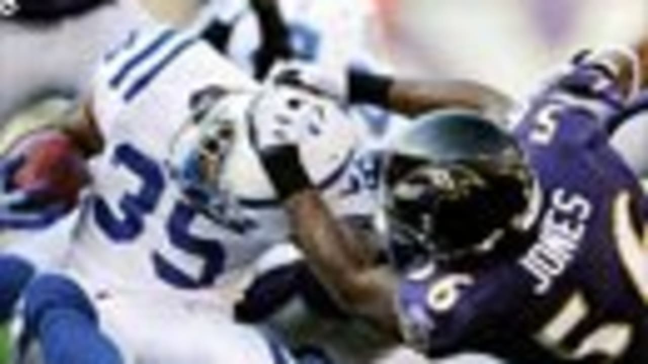 RAVENS' DEFENSE BLANKETS COLTS