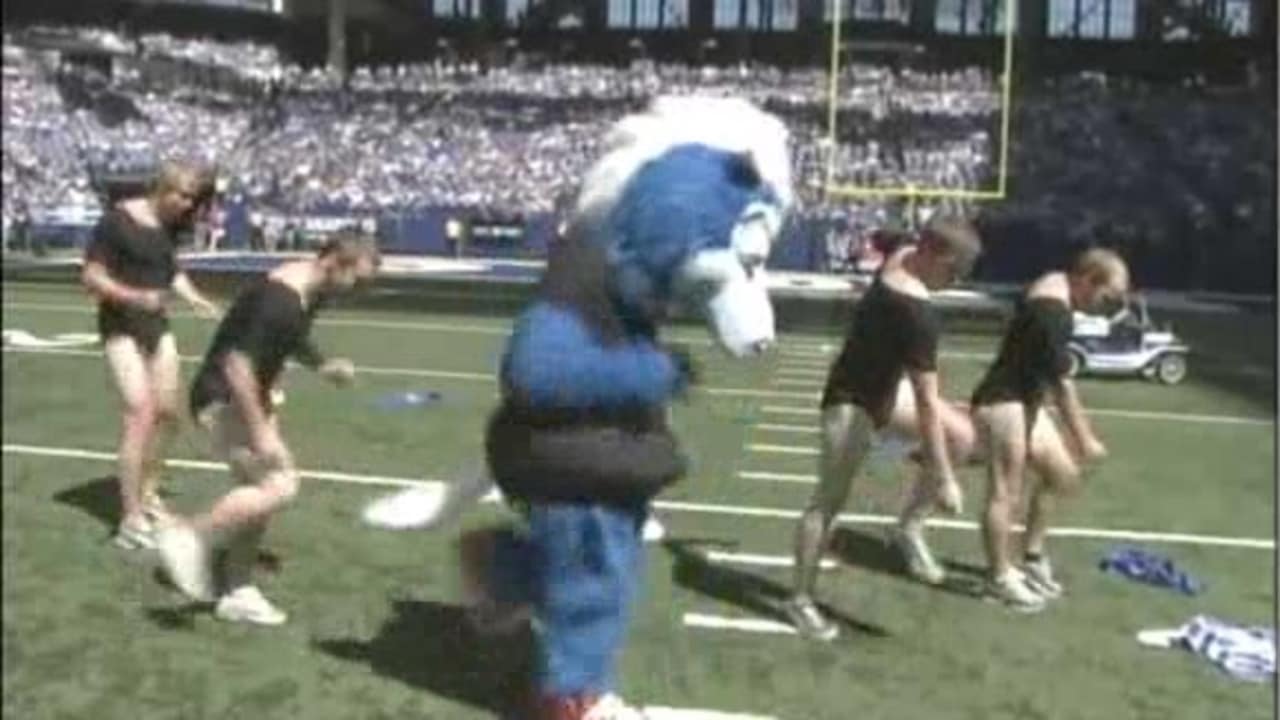 Indianapolis Colts' Blue shakes moneymaker in NFL mascot dance-off