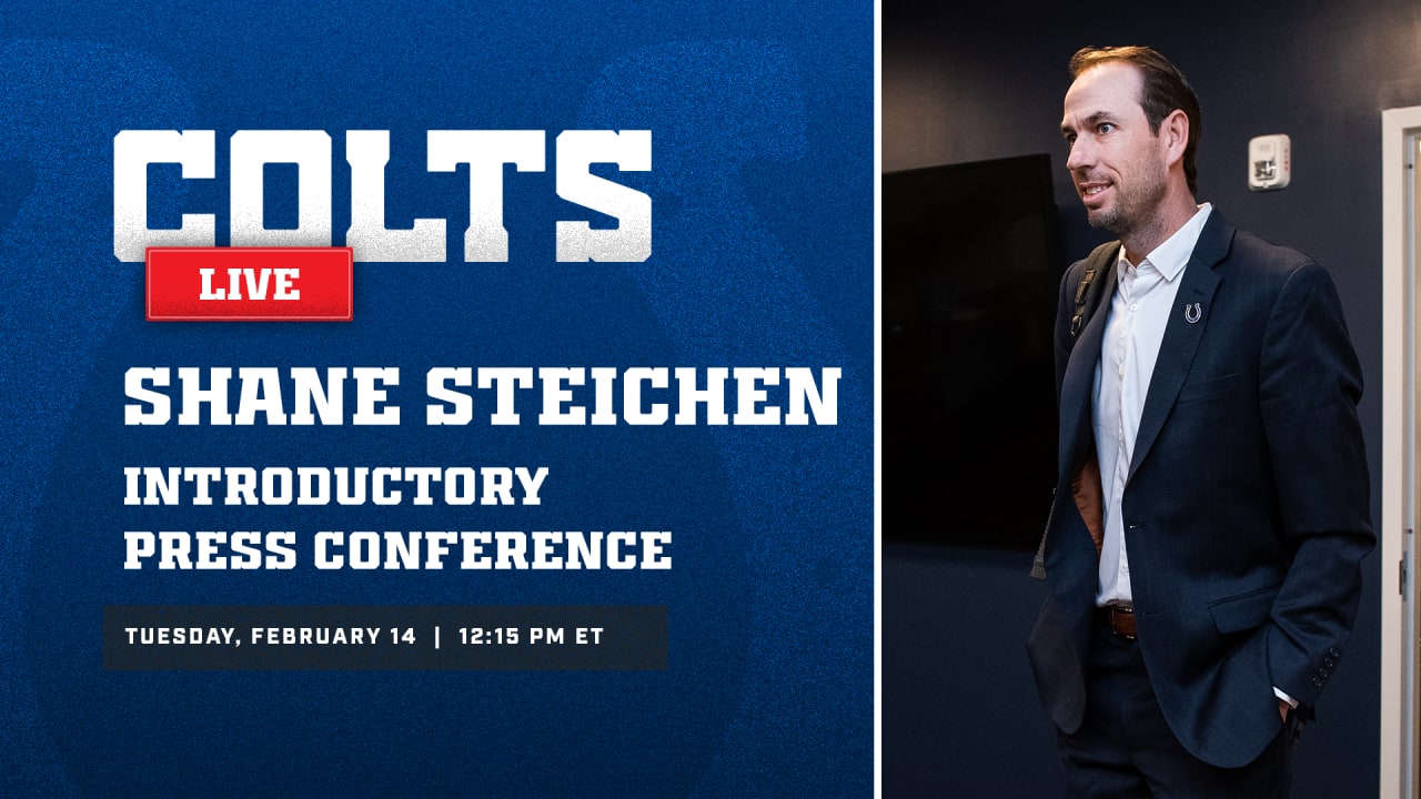 Watch Shane Steichen's first press conference as head coach of the  Indianapolis Colts LIVE
