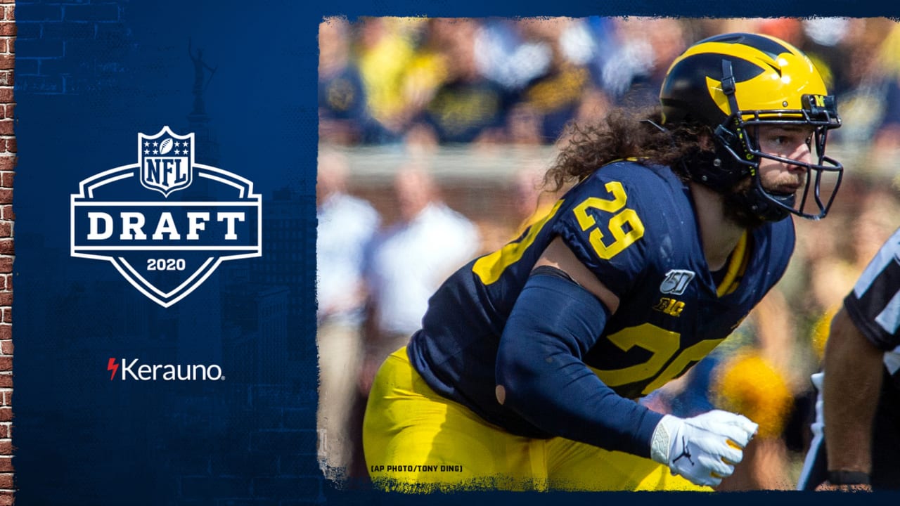 Linebacker Jordan Glasgow, the 213th-overall pick in the 2020 NFL Draft,  talks to the media about his special teams prowess and his two other  brothers in the NFL