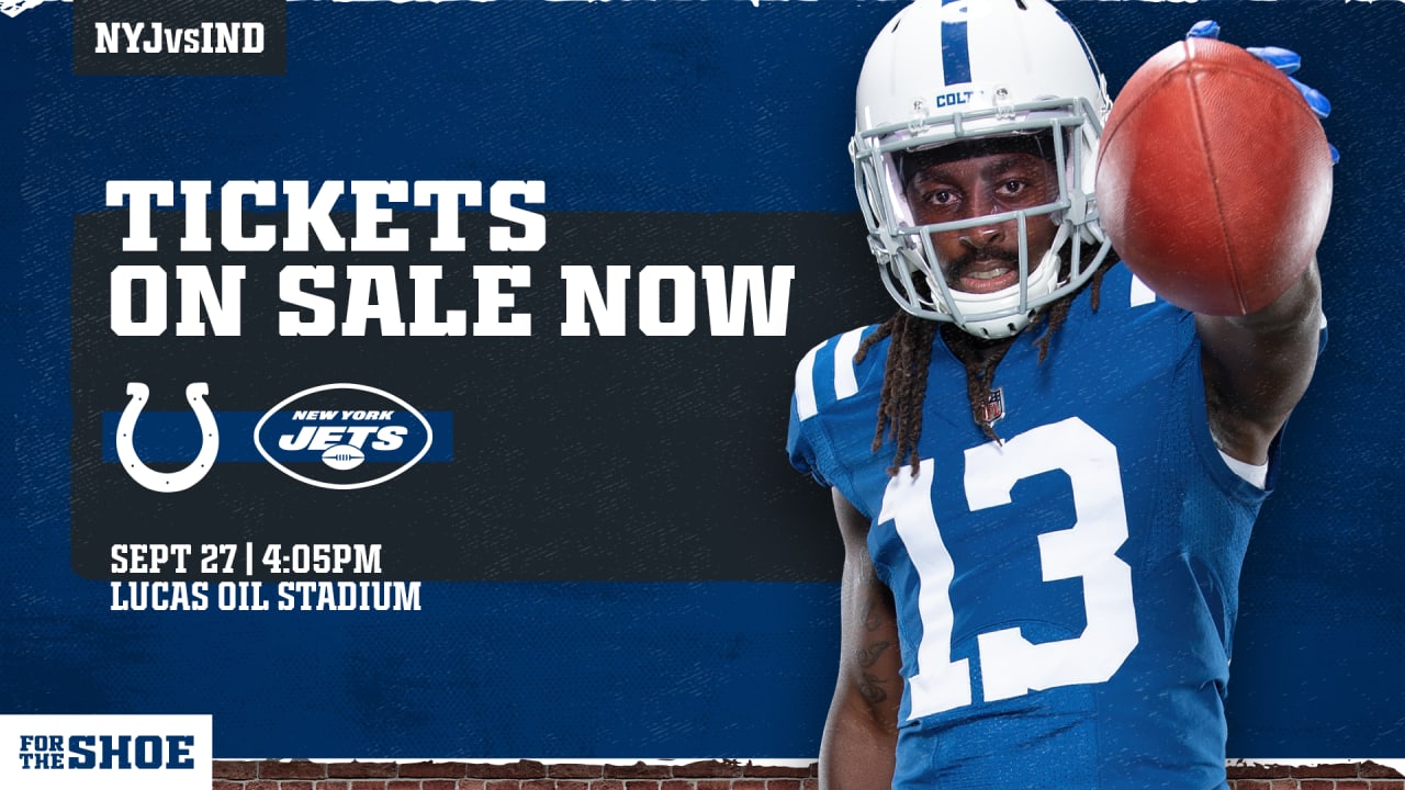 A limited number of singlegame tickets for Colts vs. Jets , starting