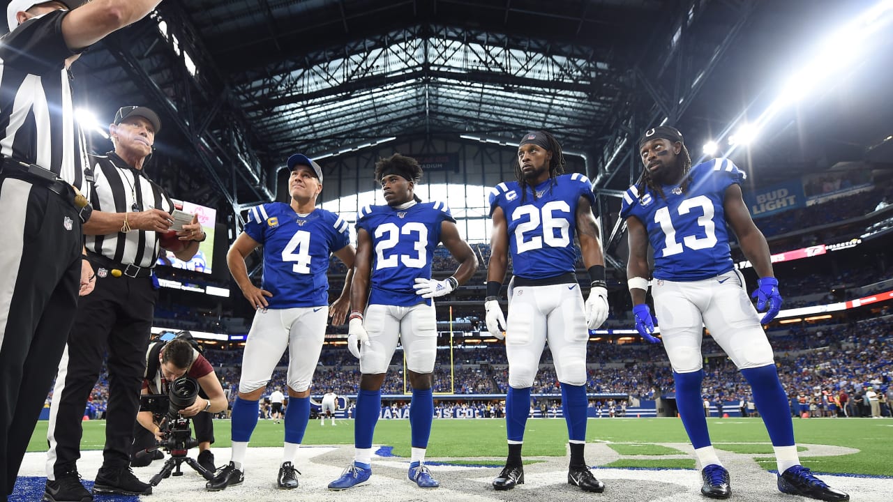 The number 18 jersey is officially - Indianapolis Colts