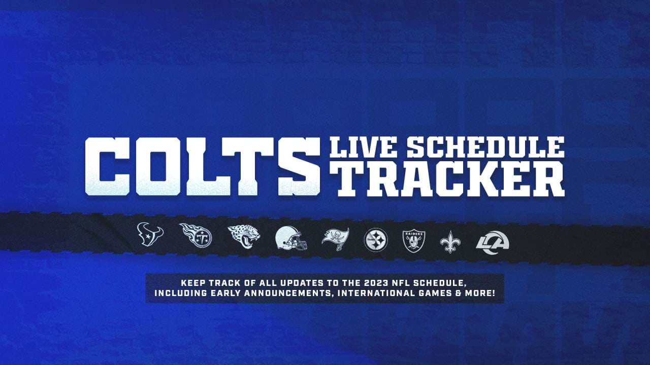 2023 Colts Schedule: Get the latest updates on the 2023 NFL