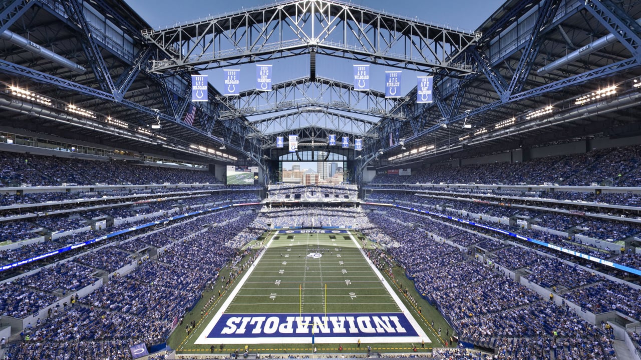 An Aerial View Of The Dallas Cowboys Stadium Background, Lucas Oil