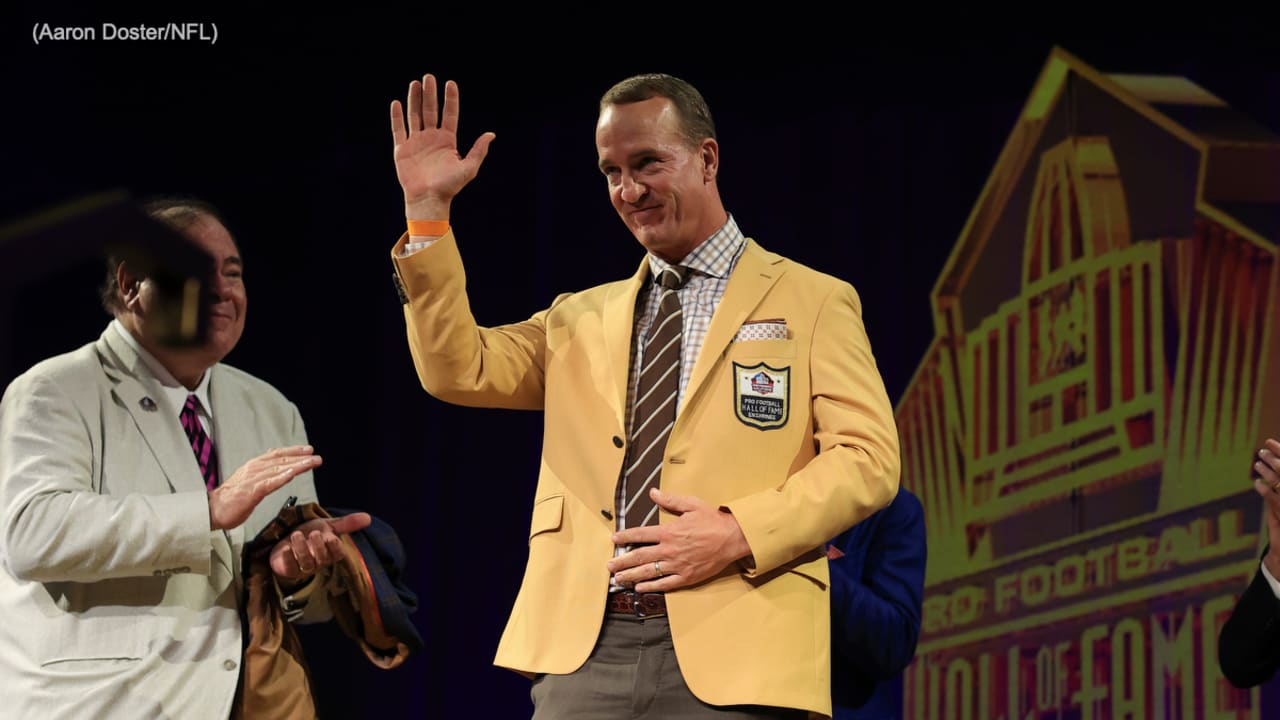 Gold Jacket Ceremony Manning, James and 2020/2021 Pro Football Hall of