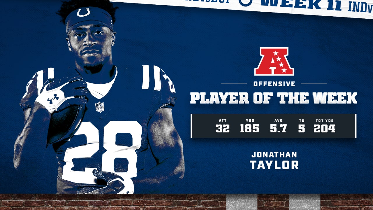 Jonathan Taylor makes Colts' history with 5 TD game