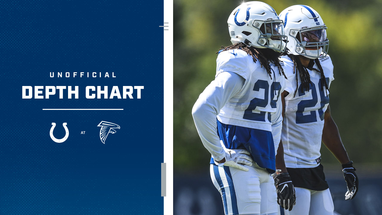 Colts Release Week 3 Unofficial Depth Chart For Falcons Matchup