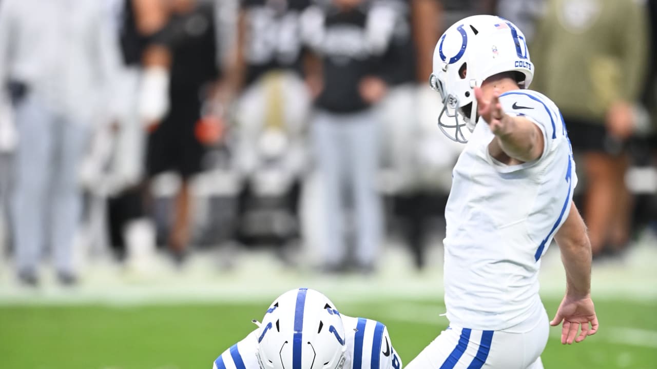 Indianapolis Colts defensive end Dayo Odeyingbo's third-down sack on Philadelphia  Eagles quarterback Tanner McKee forces Eagles punt