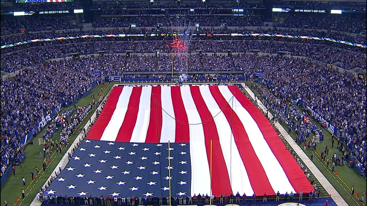 National Anthem Texans vs. Colts