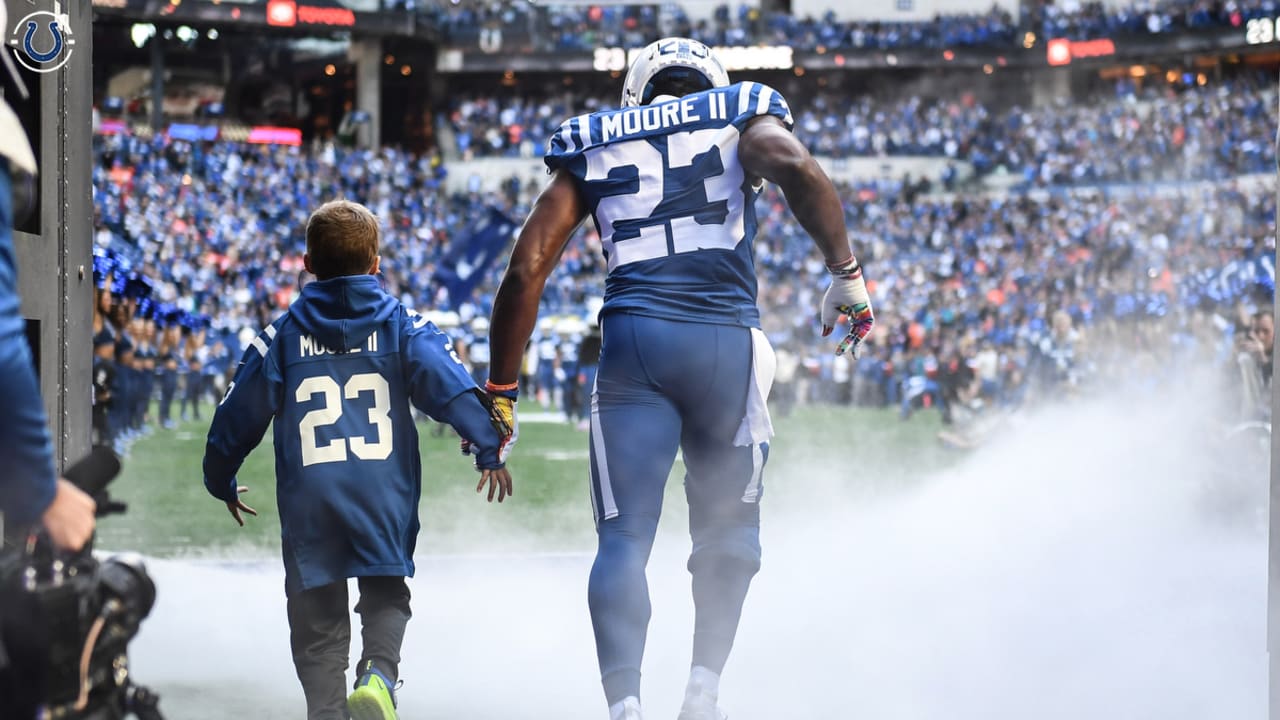 Indianapolis Colts' Kenny Moore II plays during a preseason NFL football  game, Thursday, Aug. 24, 2023, in Philadelphia. (AP Photo/Matt Slocum Stock  Photo - Alamy