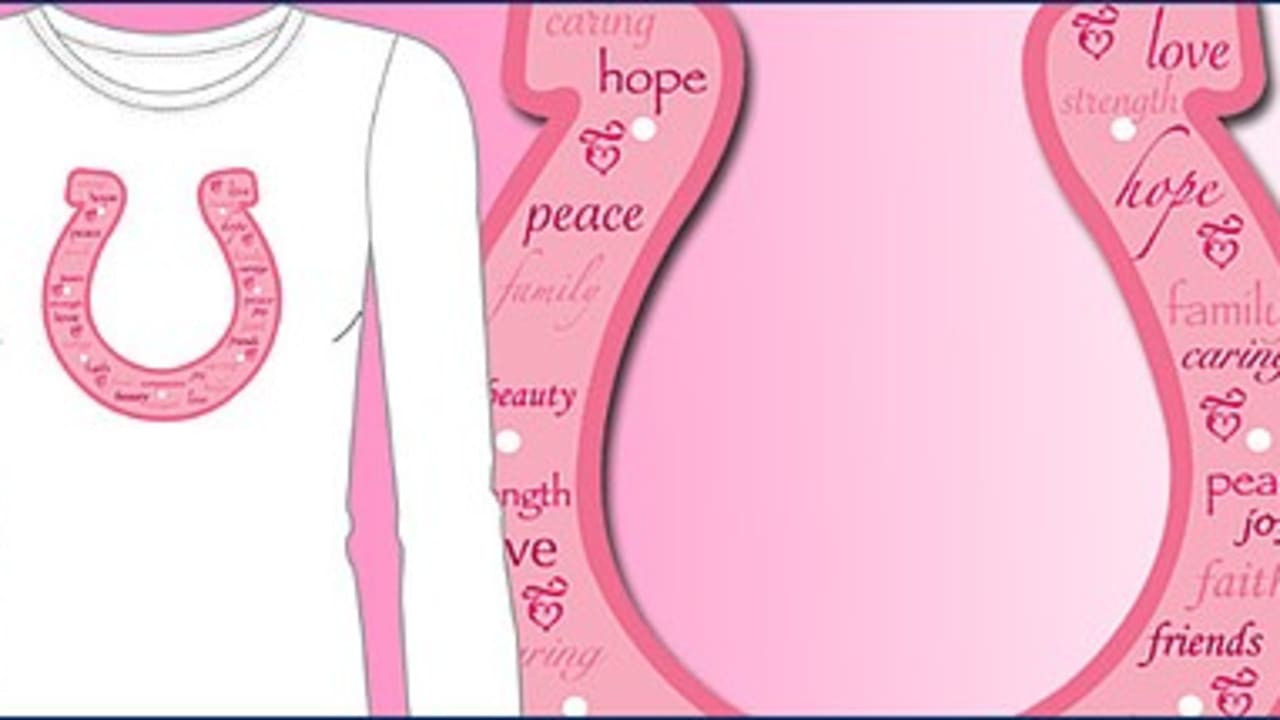 COLTS BREAST CANCER T-SHIRTS AVAILABLE