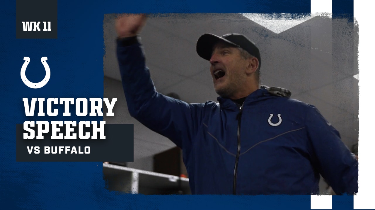 Victory Speech: Colts At Bills