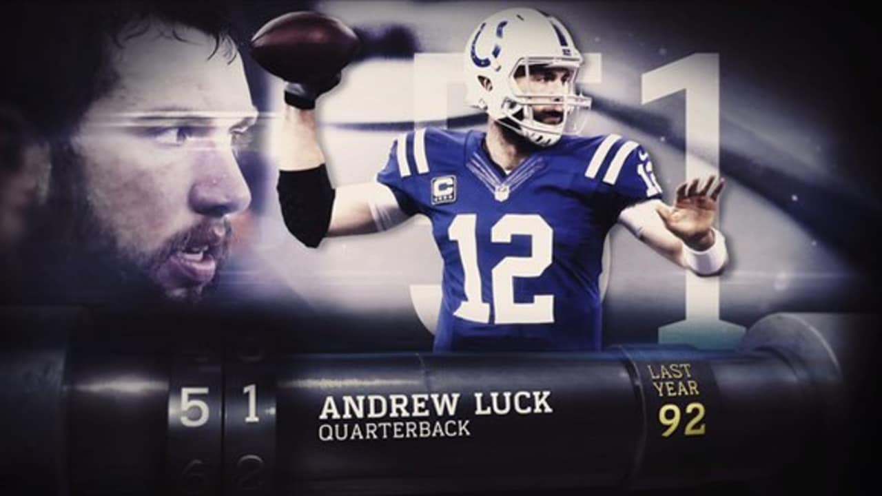 51: Andrew Luck (QB, Colts), Top 100 Players of 2017