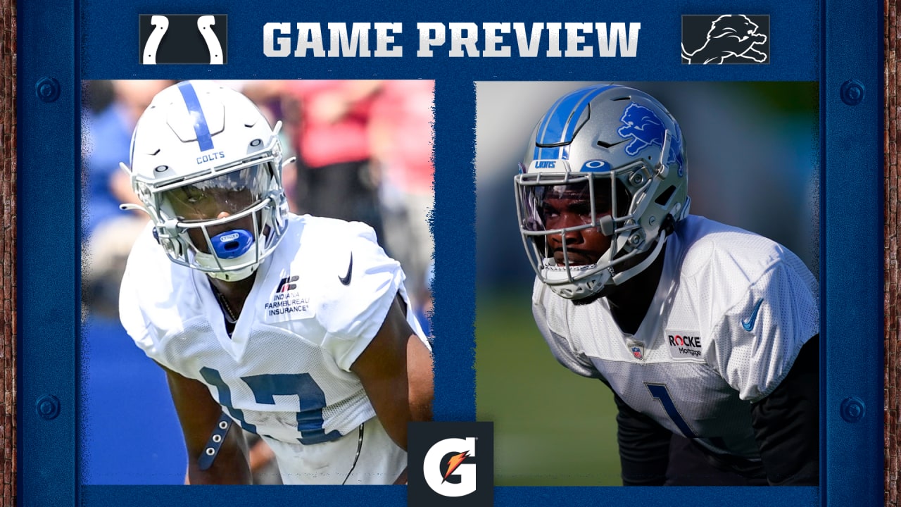 Game Preview: Colts vs. Lions, Preseason Week 2