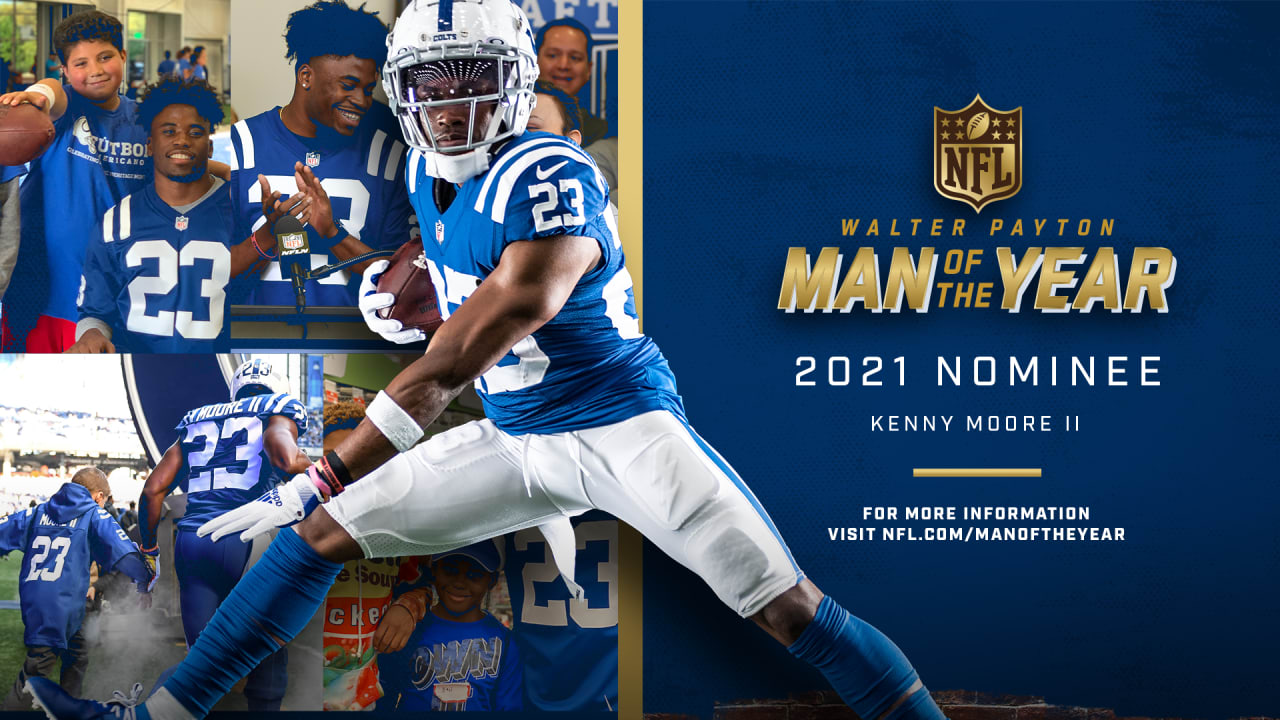 Blazer Alum Kenny Moore II Nominated for NFL Man of the Year