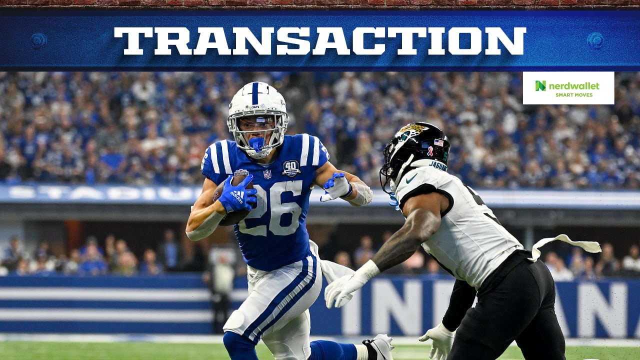 Colts sign RB Jake Funk to the 53-man roster; sign G Ike Boettger