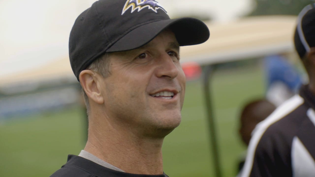 John Harbaugh Mic'd at Ravens Practice 