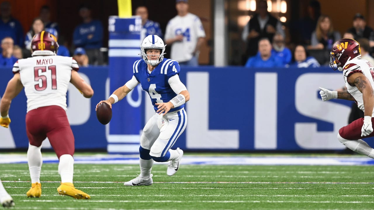 Sam Ehlinger highlights from his NFL debut with the Indianapolis Colts