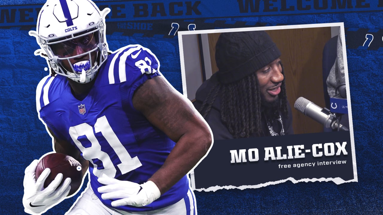 Mo Alie-Cox Football Edit Tapestries Colts - Mo Alie Cox - Magnet