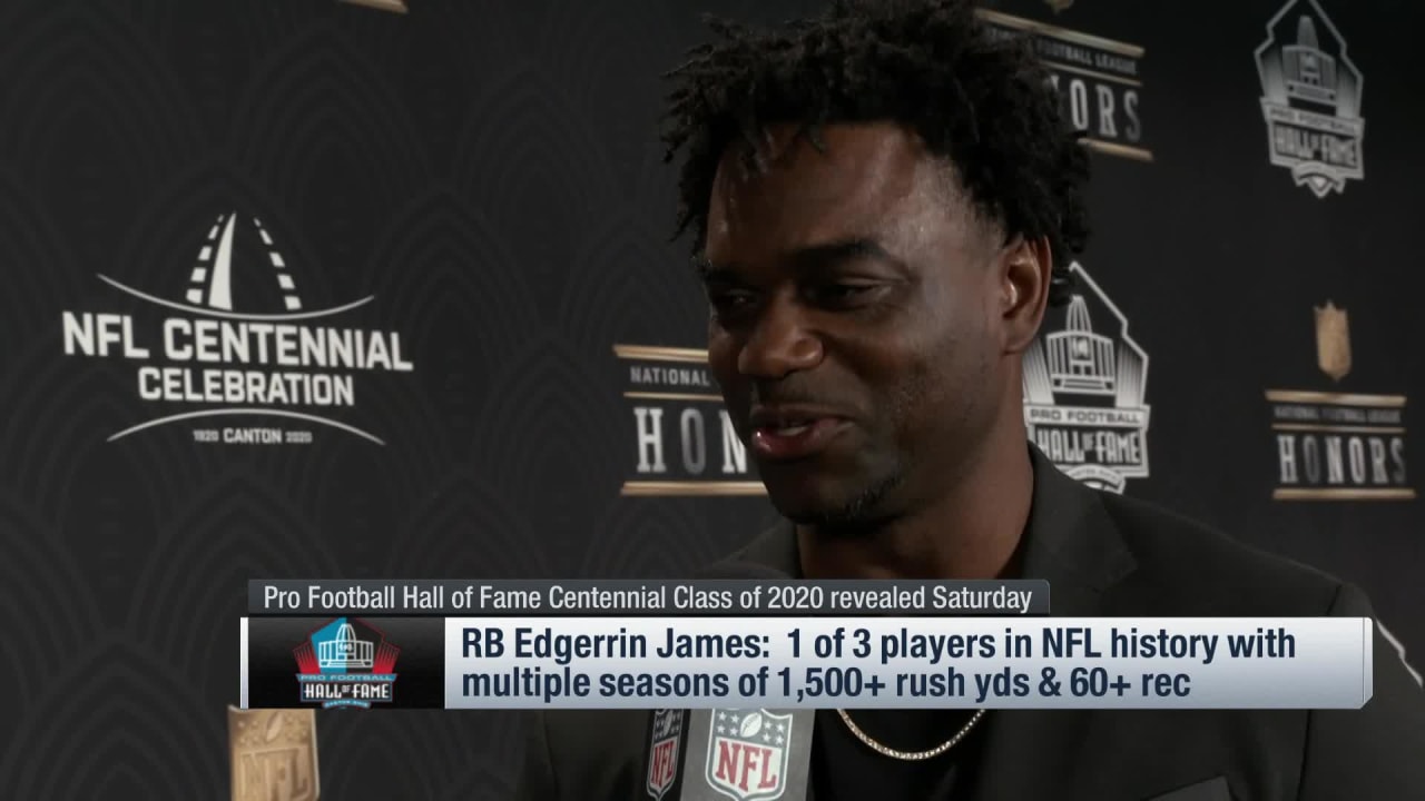 Indianapolis Colts' RB Edgerrin James Enshrined into Pro Football Hall of  Fame - Sports Illustrated Indianapolis Colts News, Analysis and More