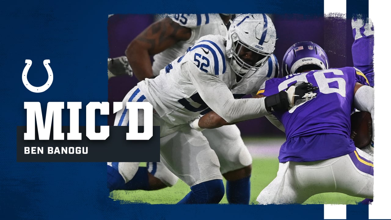 Indianapolis Colts' player of the game vs. Vikings: DE Ben Banogu