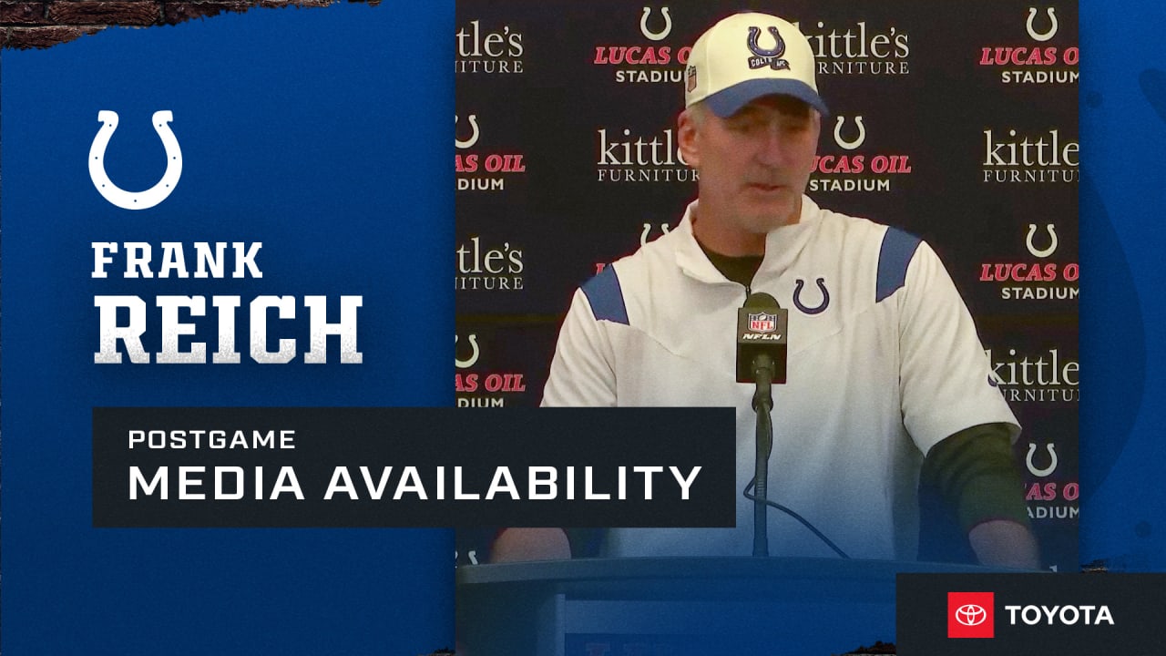 Frank Reich: Colts vs. Chiefs Postgame