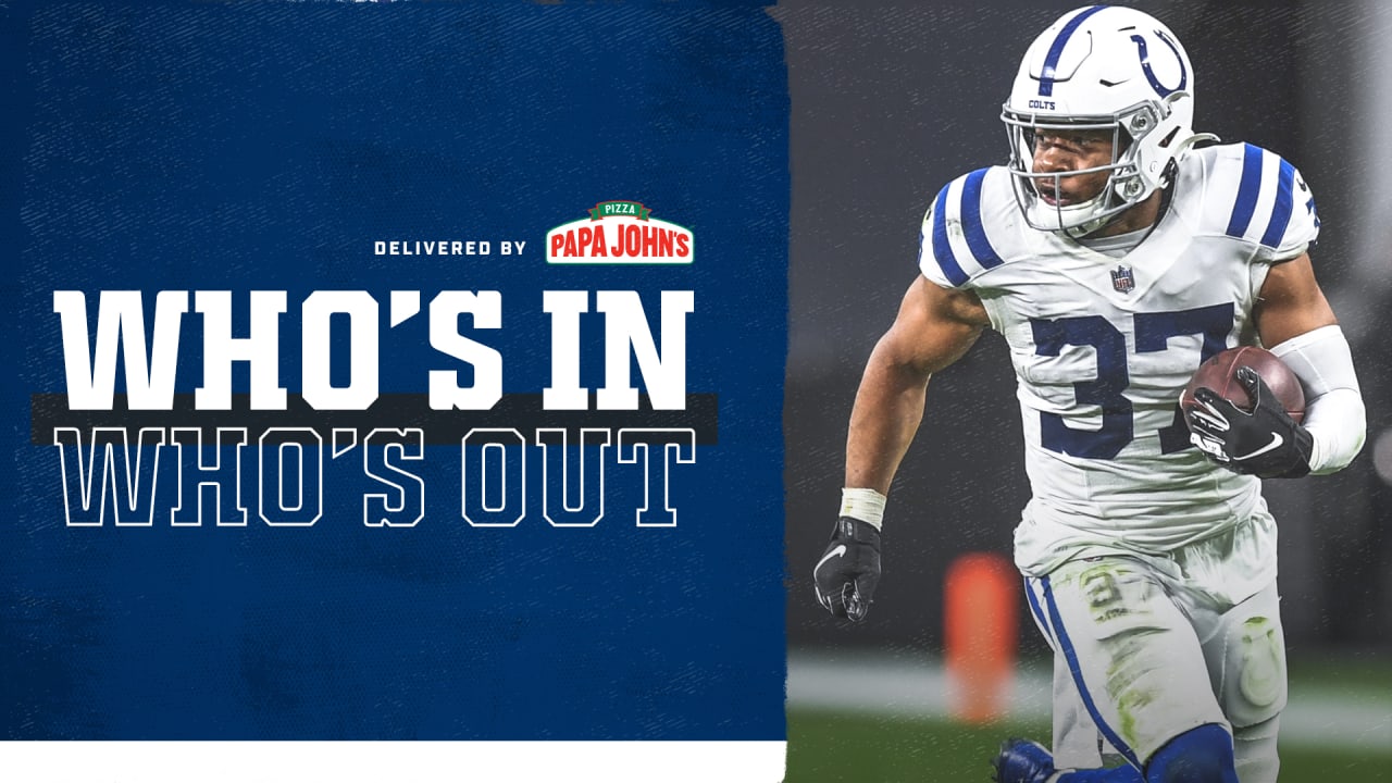 Colts CB Rock Ya-Sin (stomach illness) inactive against Vikings