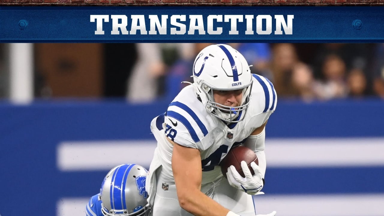 Colts Sign TE Nikola Kalinic to the 53-man Roster From The Practice Squad,  Waive WR Keke Coutee, Sign WR Robert Foster To The Practice Squad