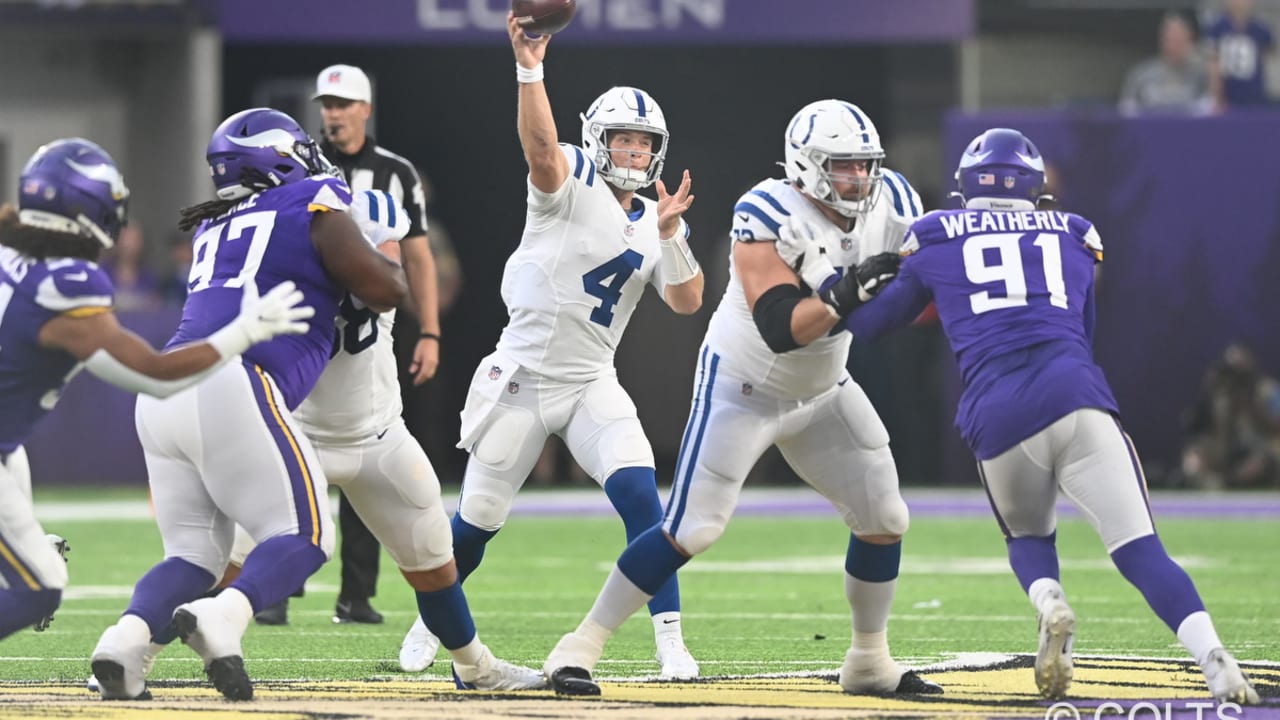 Indianapolis Colts defeat Minnesota Vikings 12-10 in preseason