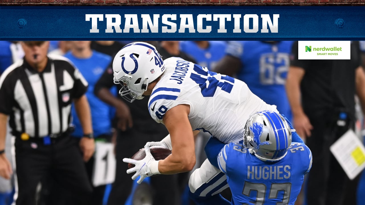 Colts sign TEs Nick Eubanks, Michael Jacobson, place OT Jake Witt on injured reserve, waive RB Toriano Clinton