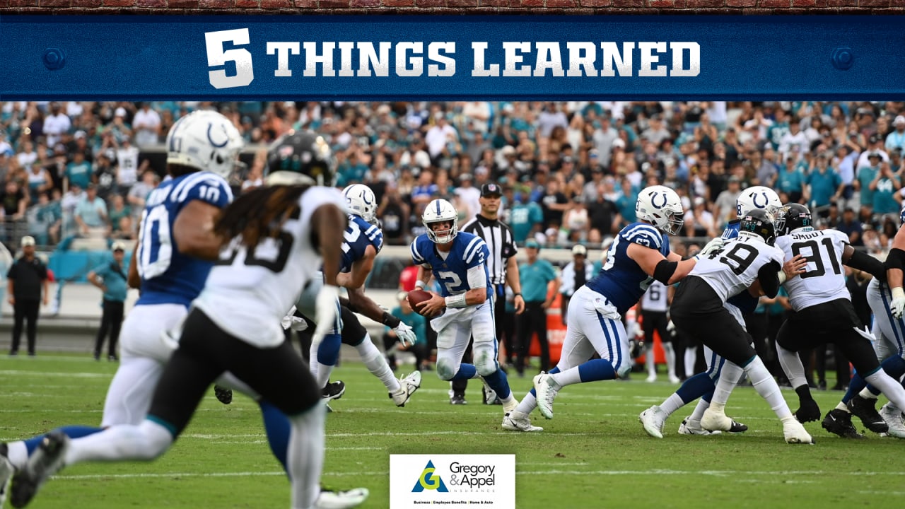 5 Things Learned, Colts vs. Lions Preseason Week 2