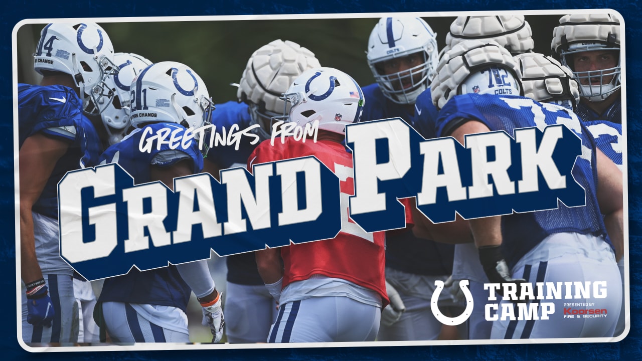 Indianapolis Colts camp training Westfield Grand Park football NFL