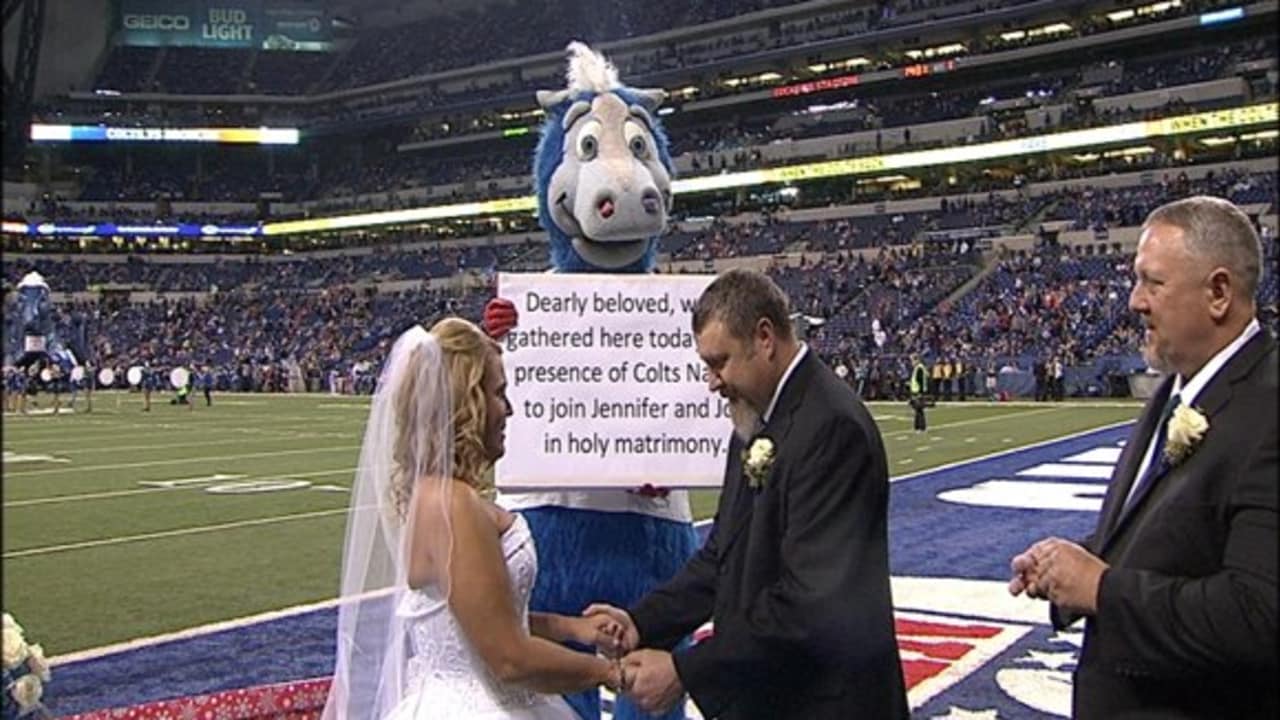 Indianapolis Colts' Blue shakes moneymaker in NFL mascot dance-off