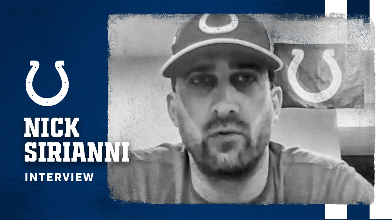 Indianapolis Colts offensive coordinator Nick Sirianni ...