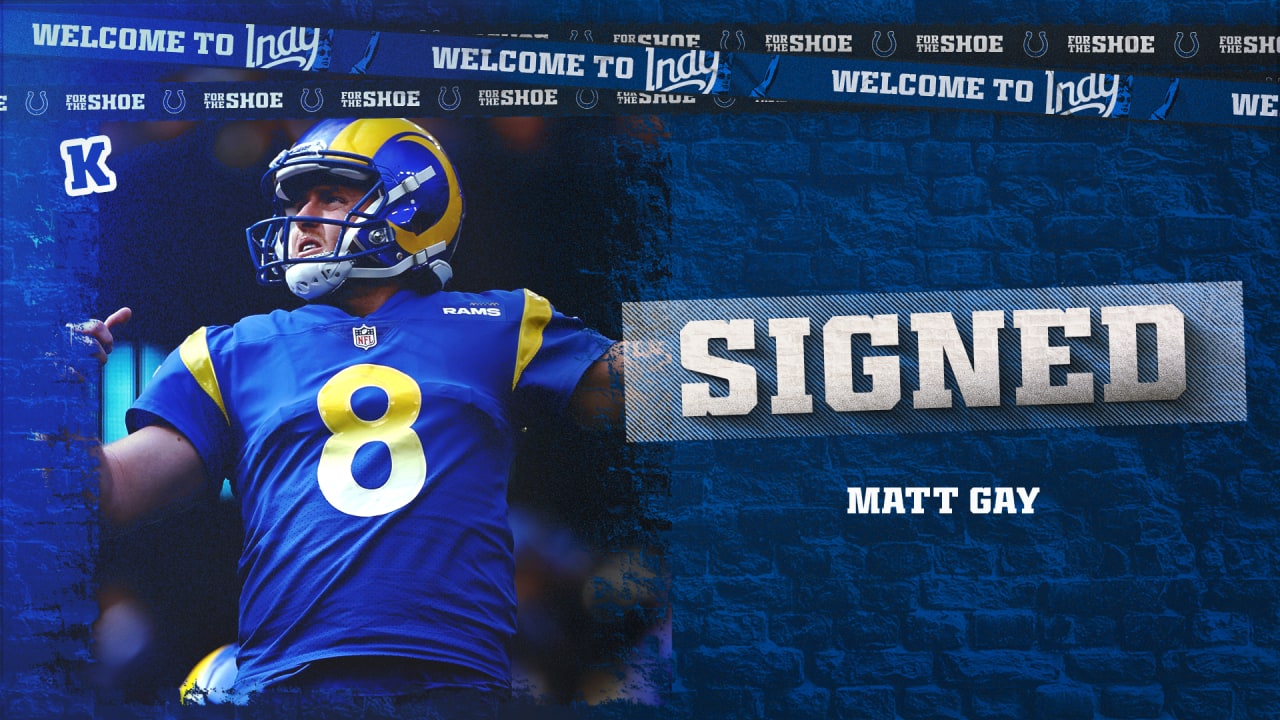 Colts Sign K Matt Gay