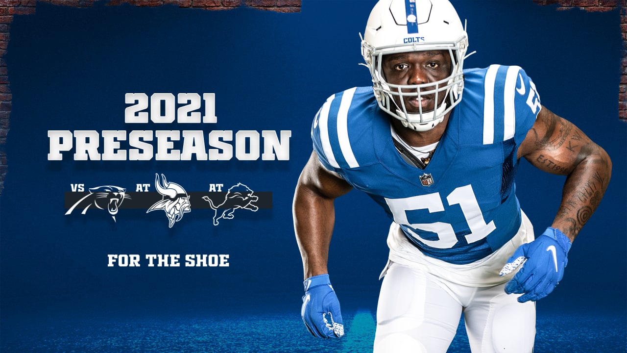 Colts Announce Times, Dates For Preseason Games Against Panthers