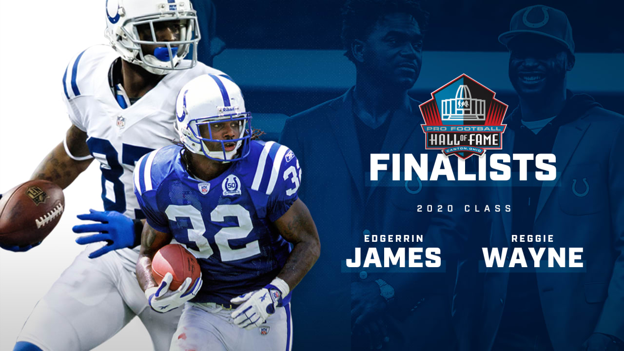 Indianapolis Colts greats Edgerrin James and Reggie Wayne ...