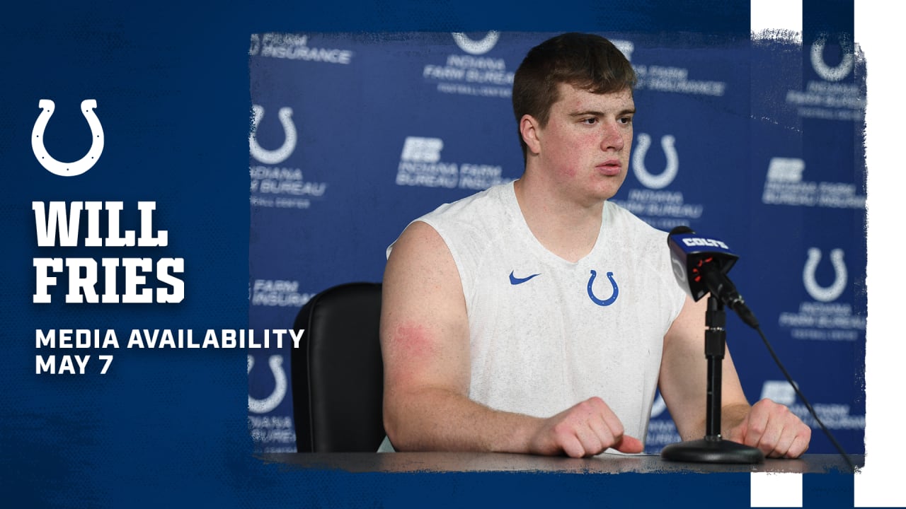 Colts rookie Will Fries on his position versatility