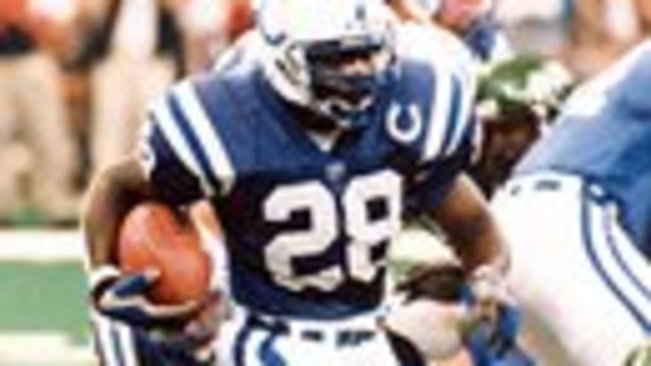 Vintage Marshall Faulk Indianapolis Colts Champion NFL Football