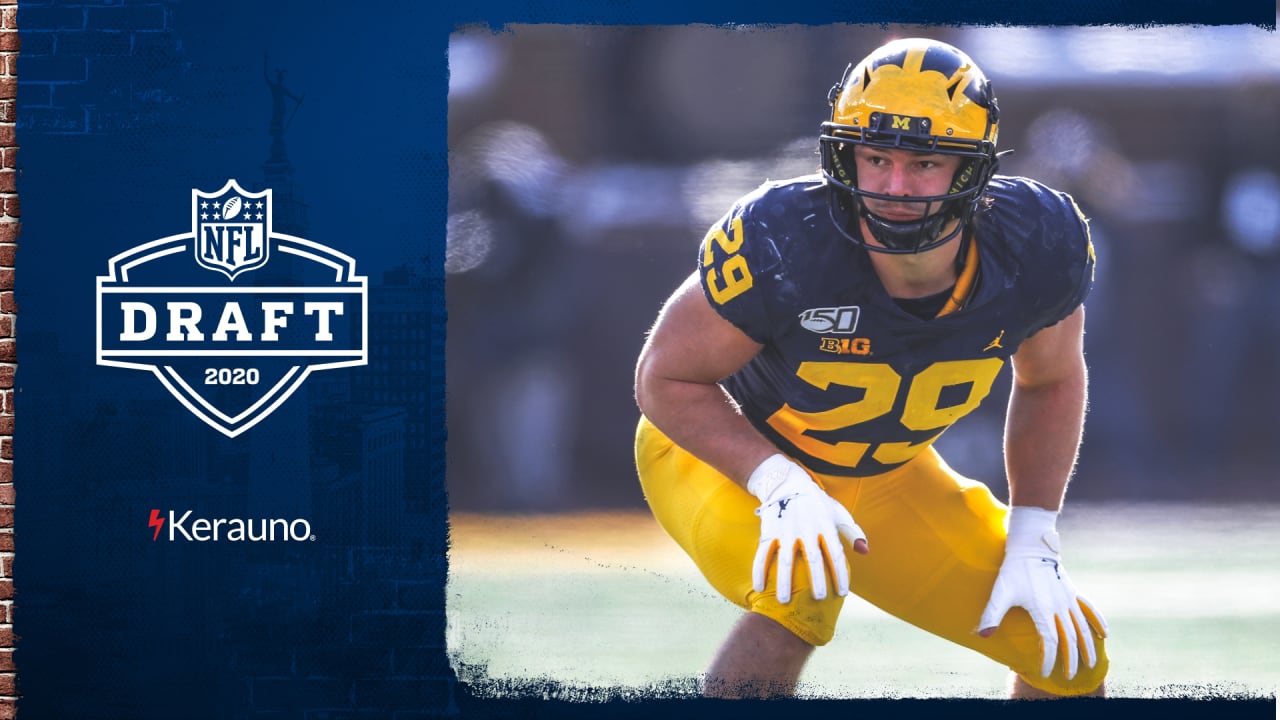 Linebacker Jordan Glasgow, Michigan, 213th-overall pick